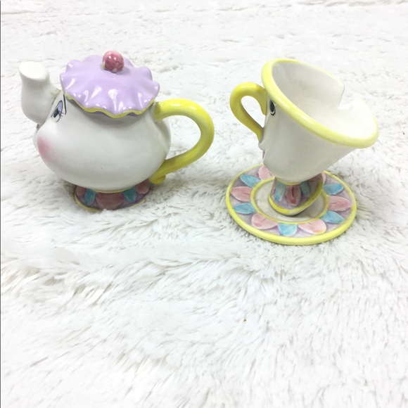 Disney vintage Mrs. Potts and Chip figurines - Picture 4 of 6